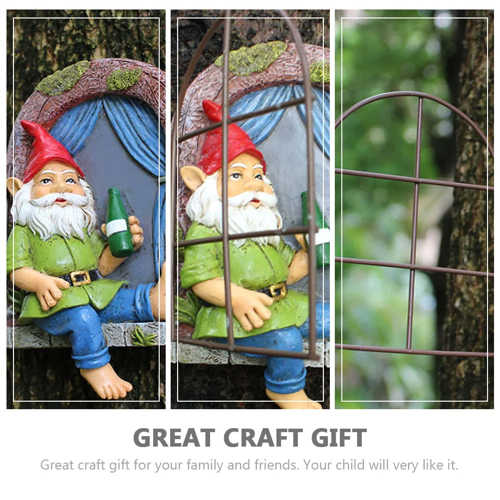 

Resin Old Man Pendant Hanging Decoration Creative Garden Window Ornament Christmas Tree Festival Adornment Old Man Decor