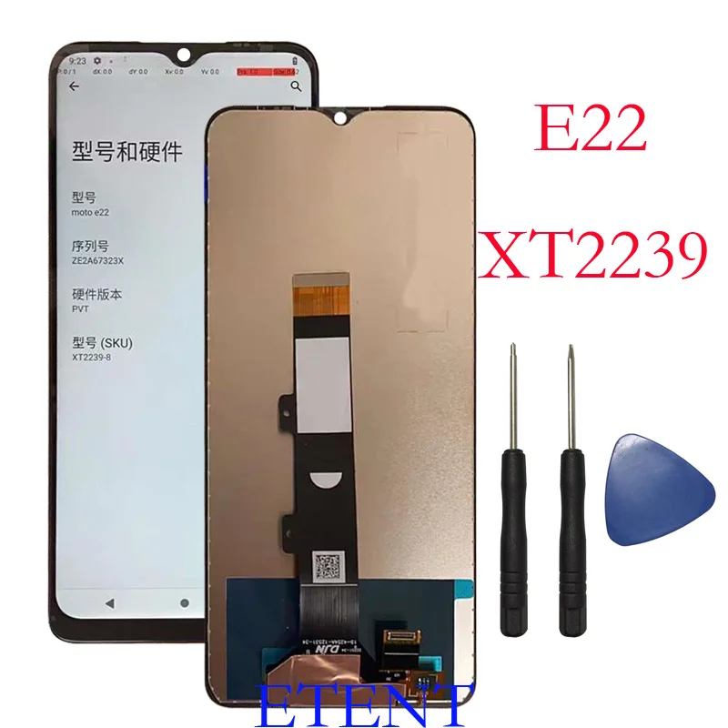 تقرير ونصائح حول شاشة العرض XT2239 7 لموتورولا موتو إي 22