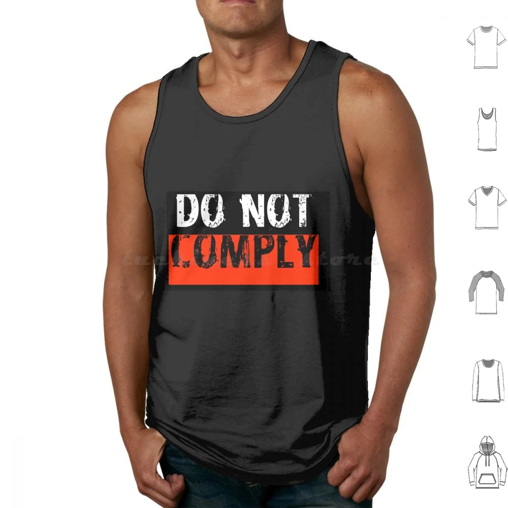 Do Not Comply Tank Tops Vest Sleeveless Do Not Comply Do Not Comply Vintage Do Not Comply Cute Do Not Comply Retro Do Not