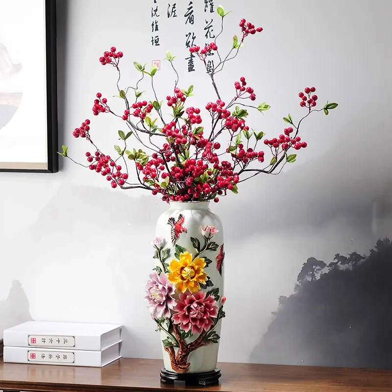 Living room Bogu frame ceramic vase porch flower ware home decoration