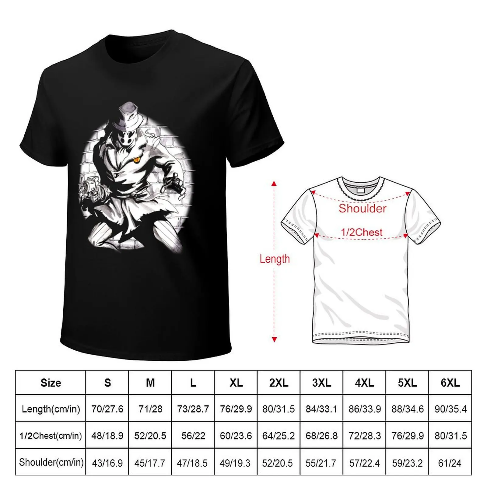 Comic inspired Ink T-Shirt boys whites shirts graphic tees Blouse korean fashion slim fit t shirts for men