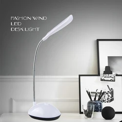 LED Desk Light Eye Protection Reading Lamp AAA Battery Powered Lamp Folding Creative Night Light For Bedroom Reading Studying