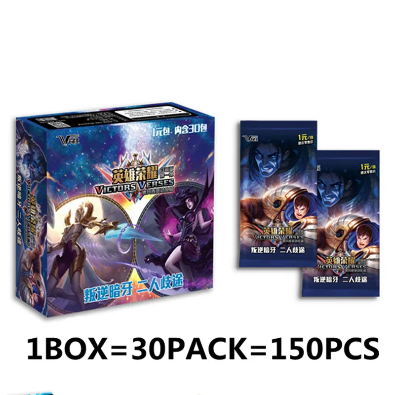 Nueva figura de juego de Anime de League of Legends, juego de mesa de LOL, tarjetas Flash de colección de Hero Glory, regalo para Cumpleaños de Niños