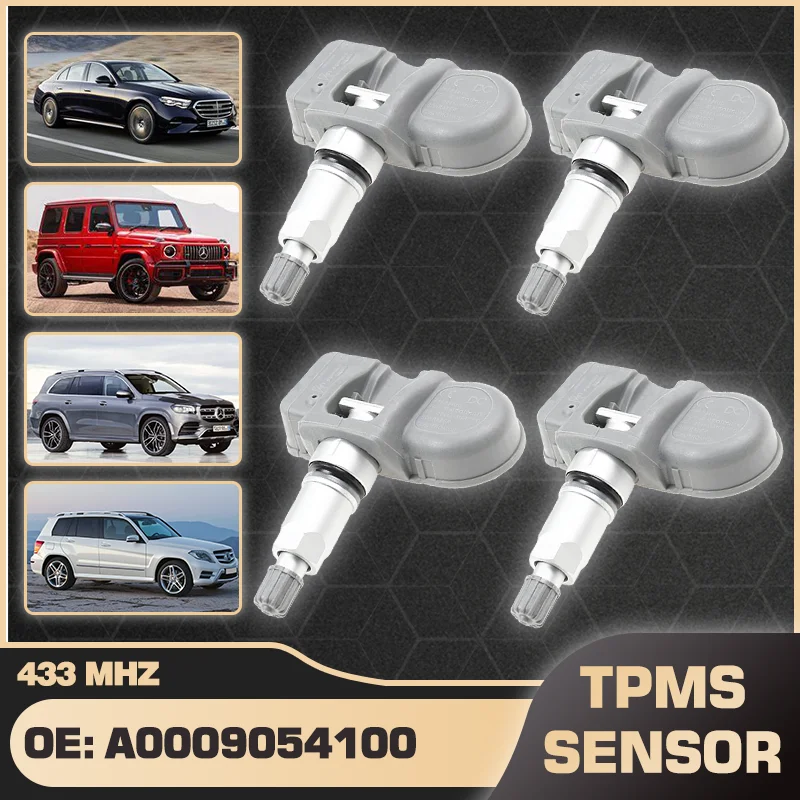 TPMS Tire Pressure Sensor For Mercedes-Benz E-Class GLK-Class ML-Class 2010-2018 Mercedes-Benz G-Class GL-Class 2007-2019 433MHZ