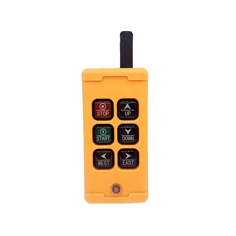 

HS-6 4 Single Speed Crane Industrial System 24 Volts Wireless Remote Control Switch