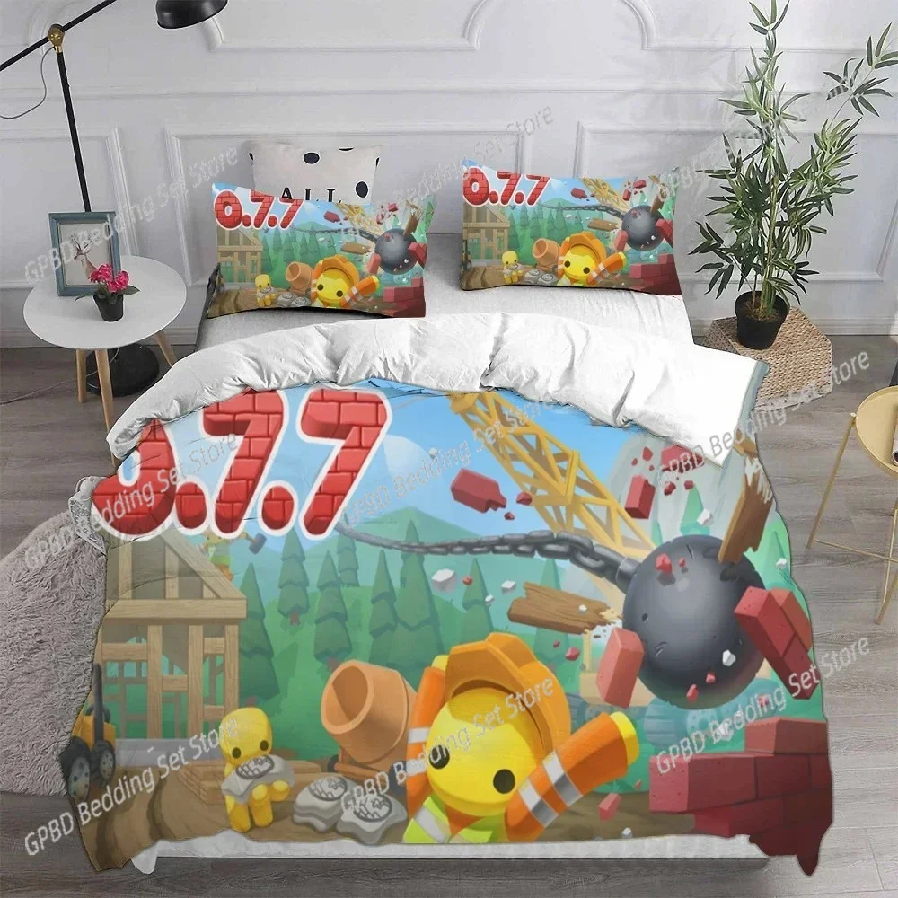 

3D Print Wobbly & Life Bedding Set Single Twin Double Queen King Cal King Size Bed Linen Set