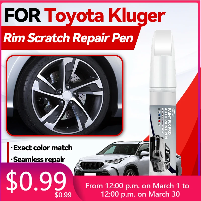 

Ручка-корректор для ремонта лакокрасочного покрытия автомобиля, для Toyota Kluger 2019-2025, аксессуары для устранения царапин, белый 064, черный Gale