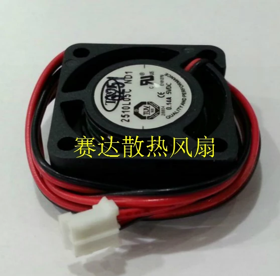 

Новый охлаждающий вентилятор T & T 2510 5 В 0,14 А 2510L05C ND1 25*25*10 мм