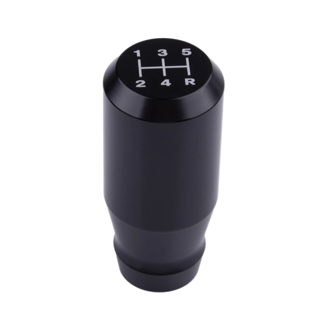5 Speed Car Manual Gear Stick Shift Knob Shifter Lever Head with 3 Adapters Black