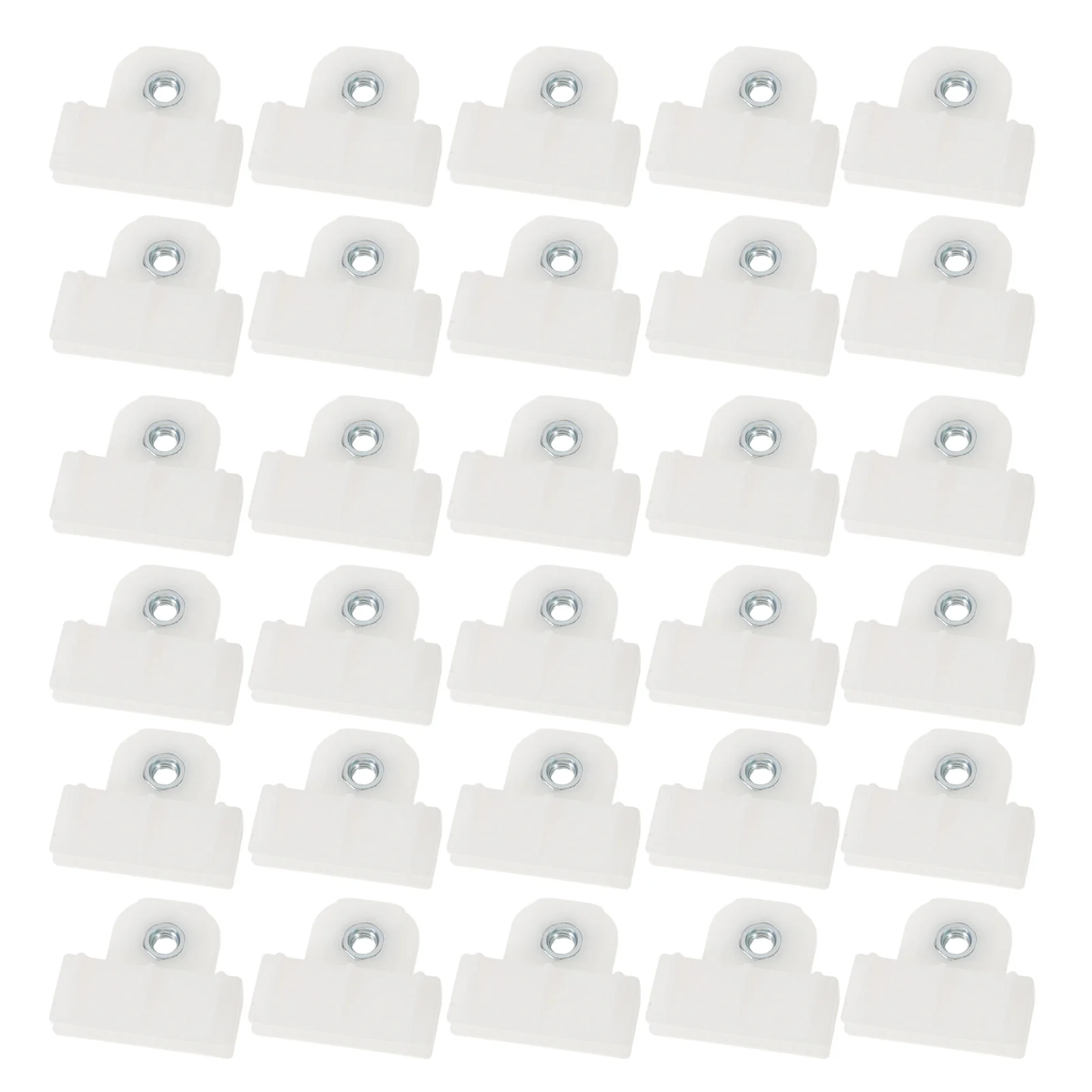 

50Pcs Glass Lifter Bracket Clip - Universal Car Window Regulator Repair Kit - Automotive Plastic Trim Fastener for Door Panel