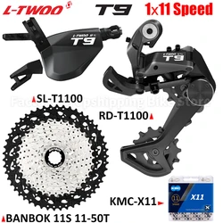 LTWOO T9 1x11 Speed MTB Kits 11V Damping System Rear Derailleur SUNSHINE 42T/46T/50T Cassette X11 Chains Bicycle Parts