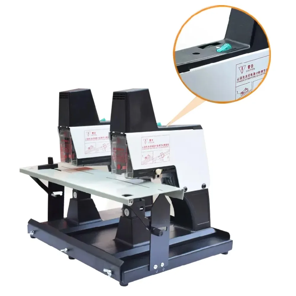 220V Double Head Manual A3 Heavy Duty Stapler Machine  Small  Books Binding Stapler  ST-1000TS Heavy-Duty Electric Stapler