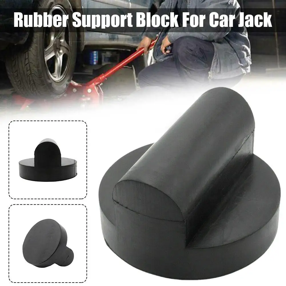 Car Slotted Frame Rail Floor Jack Mount Lifting Platform Support Rubber Pad Adapter for AUDI TT RS R8 A6 A7 Black Rubber Q9S4