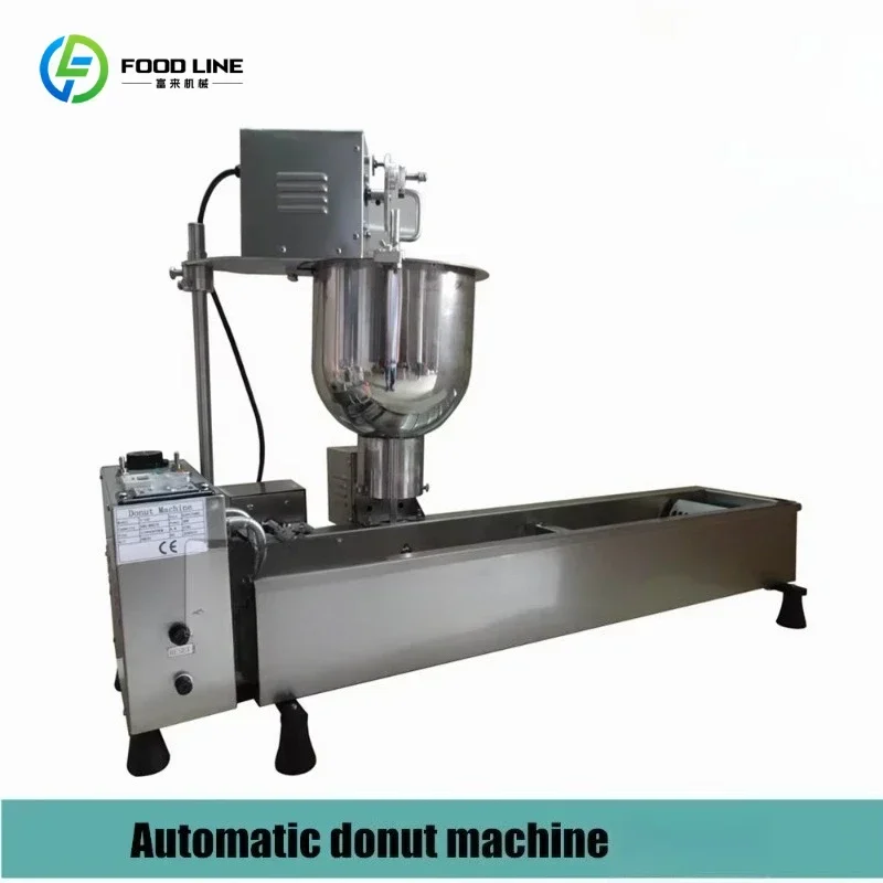 Electric Thermostatic Mini Donut Frying Machine Commercial Auto Doughnut Maker For Snack Bar