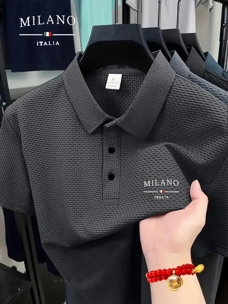 In the summer of 2025 the printed fashion design of Milan's men's Polo shirts stood out among the crowd