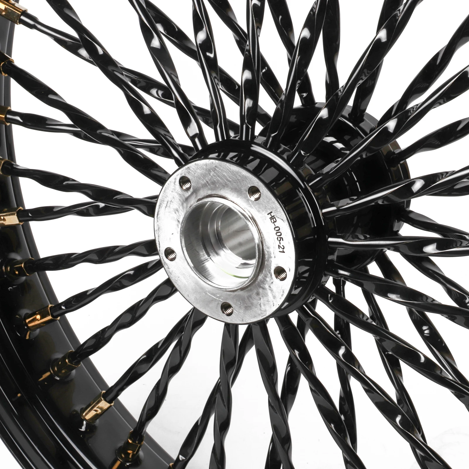 New Hopero Robust Sturdy Motorcycle Spoke Wheels Chrome Cali Twisted For '12-later Heritage Slim Deluxe 1 Year WarrantyMotorcycl