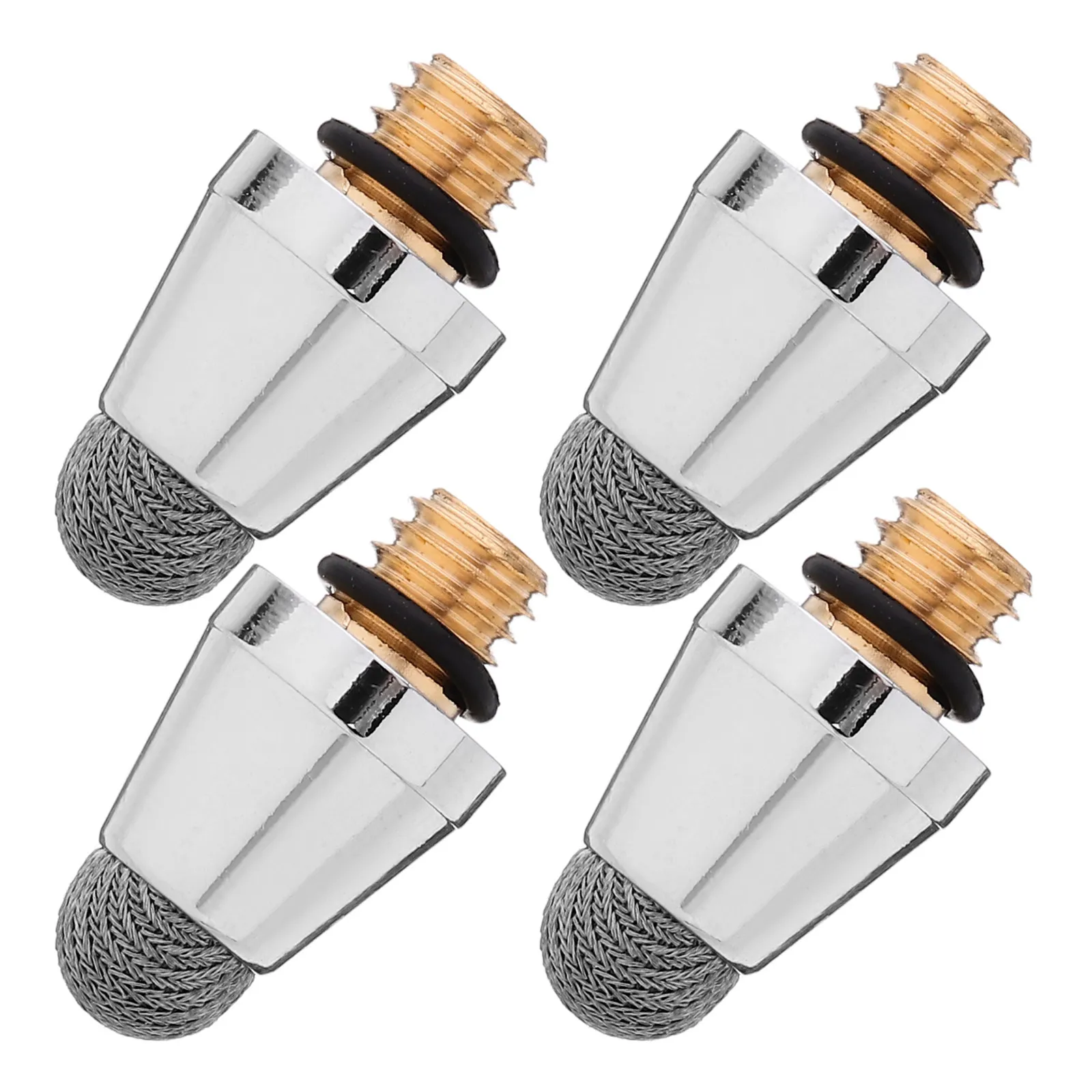 4Pcs Silver Fiber Conductive Cloth Stylus Tips M5 External Thread High Compatibility Touchscreen Pen Nibs for Tablets