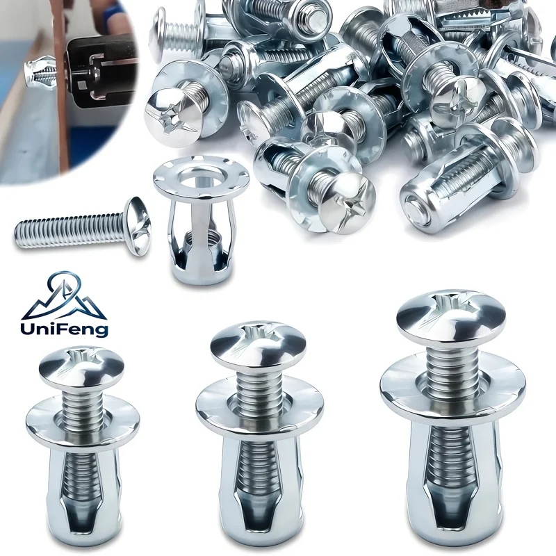 Petal Shape Rivet Nut Screw Bolt Kit Panel License Plate Clamp Lock Jack Nuts M4 M5 M6 M8Metal Rivetnut Auto Accessories 4-40pcs