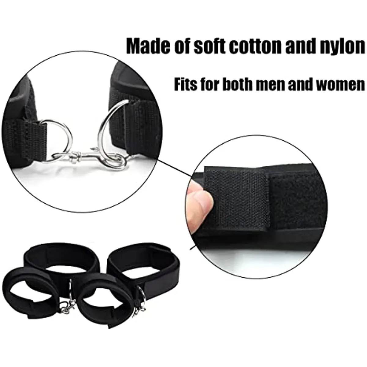 Thigh Wrist Restraint Handcuffs BDSM Women\'s Sex Toys Leg Strap Binding Suit for Couple SM Game Fetish Restraint Bondage Sex Toy