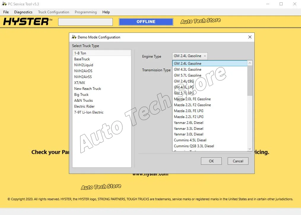 2025 For Hyster & Yale PC Service Tool V5.3 Diagnostic Software Automobiles Car Repair Tool Diagnostic Tools