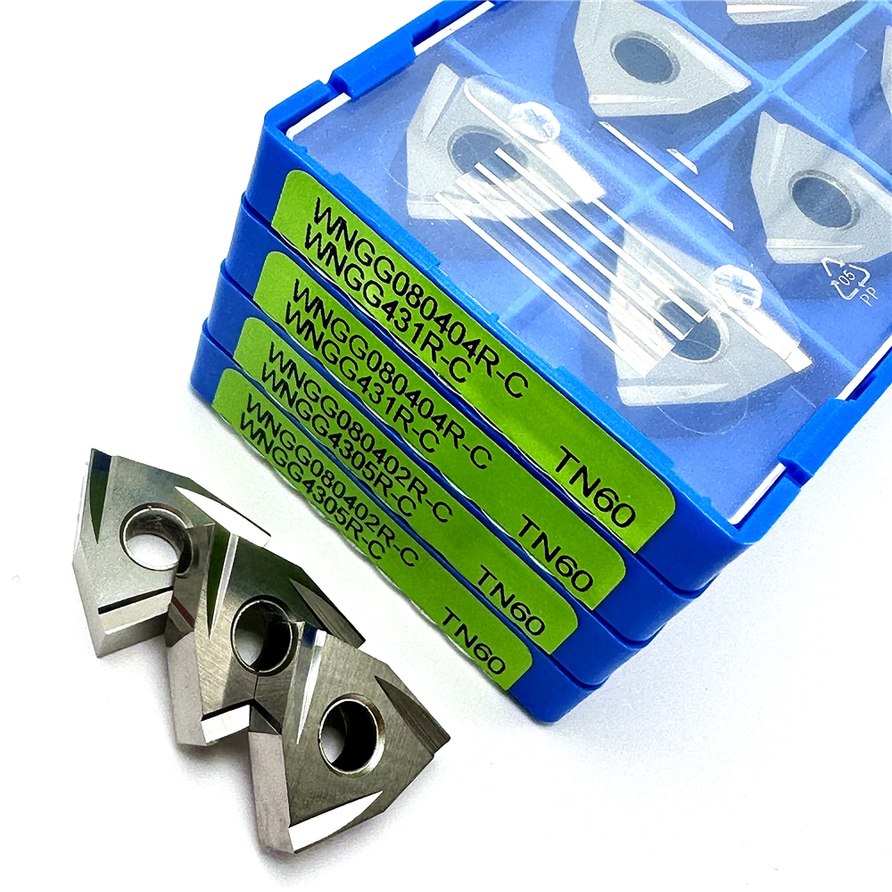 

WNGG080402 WNGG080404R-C/R-S TN60 Metal Ceramic Turning Tool Steel processing CNC high-quality External Turning Cutting tool