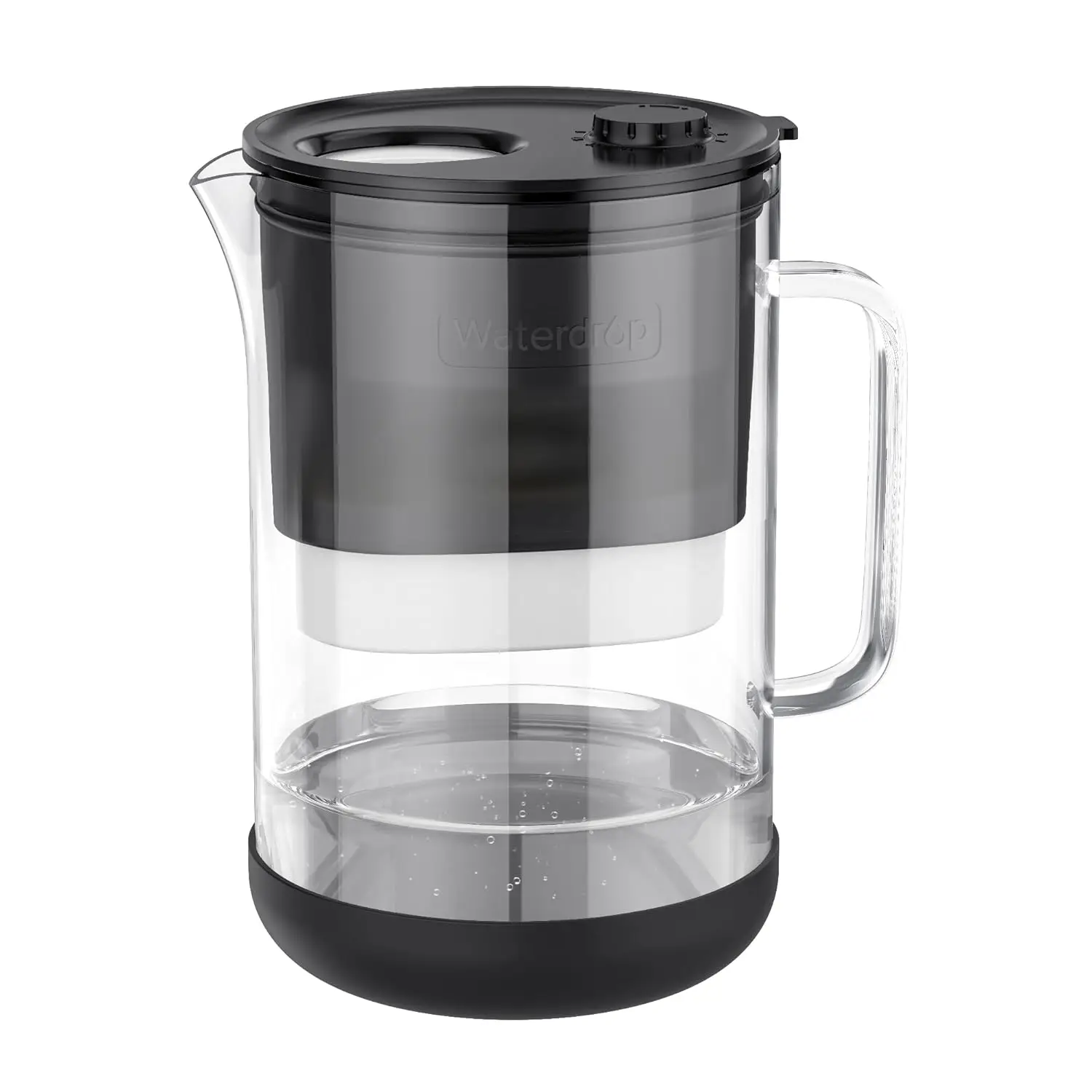 

10-Cup Glass Water Filter Pitcher, NSF/ANSI 53,42 &372 Certified, Reduces Chlorine, Mercury, PFOA/PFOS, BPA-Free, Eco-Friendly