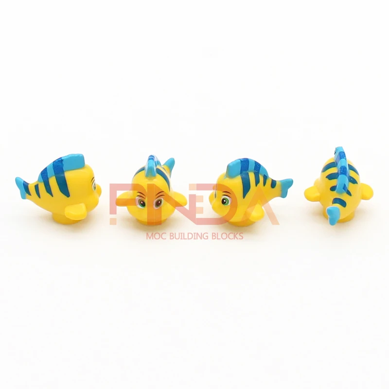 MOC Animal Figure Brick Building Blocks  DIY Model Toys For Kid clownfish 20 pcs clownfish
