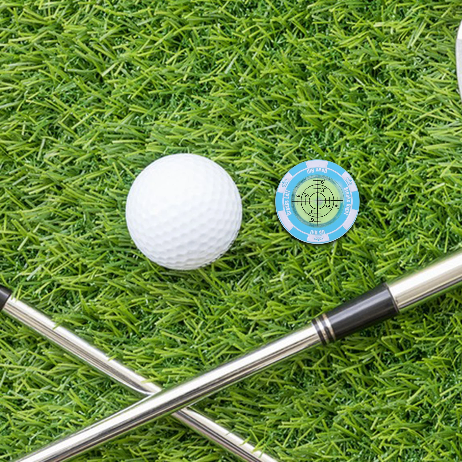 

Marker Golf Positioning Markers Accessories Ball Marking Kit Supplies Zinc Alloy Level