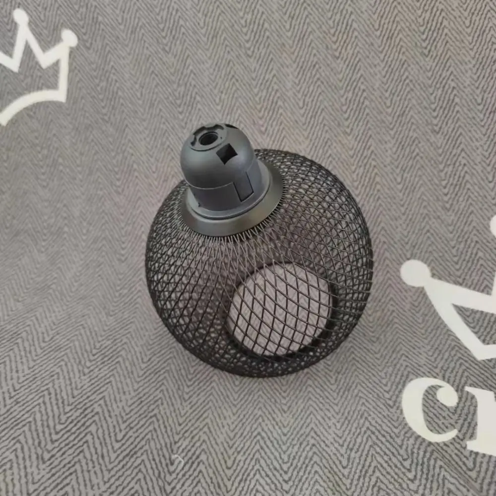 Lighting Fixtures Iron Pendant Lamp Shade Mesh Ball Hollow Out Lamp Covers Hanging Classic Chandelier Lampshade Shell Kitchen