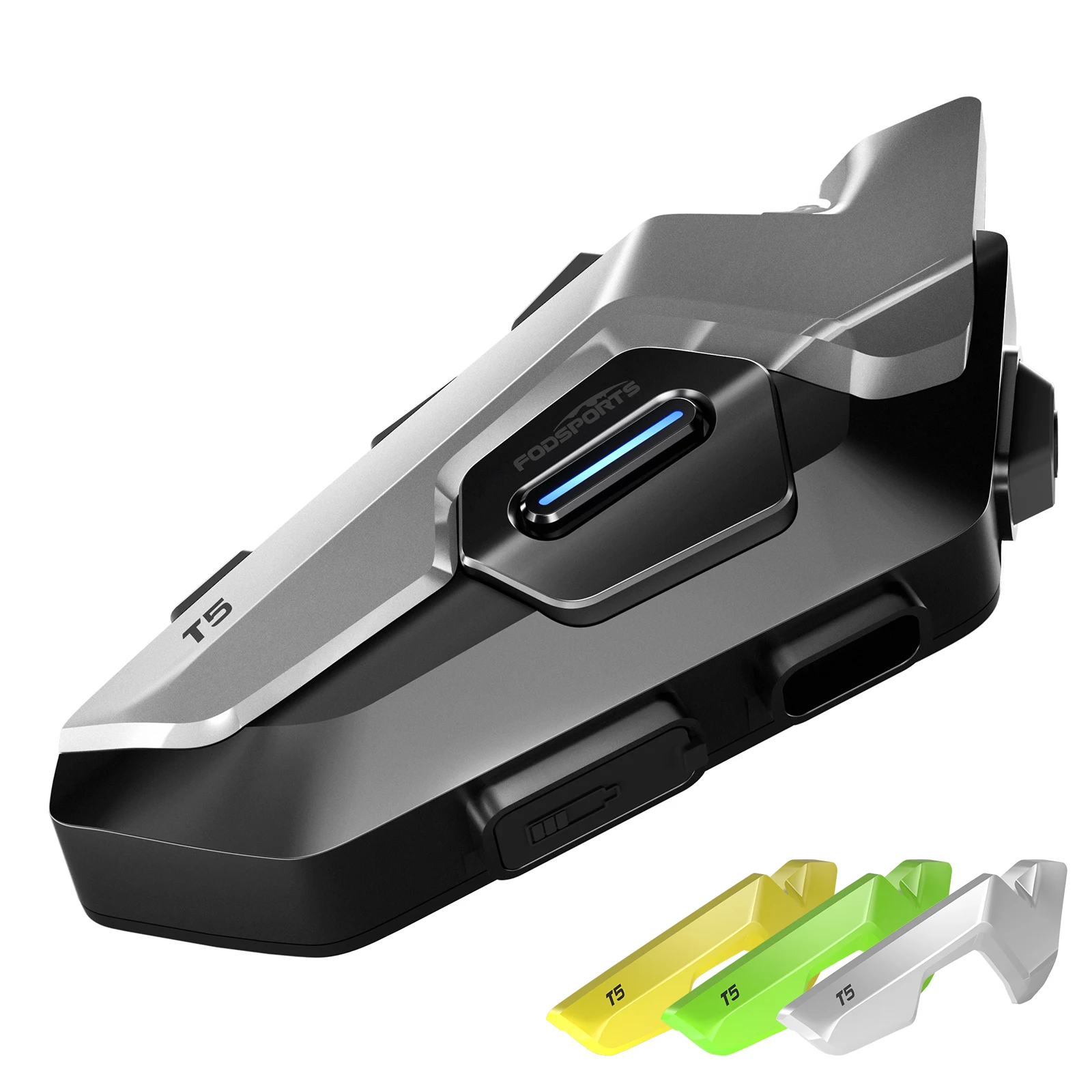 

Fodsports T5 Motorcycle Bluetooth Intercom Helmet Intercom Headset,BT5.4.