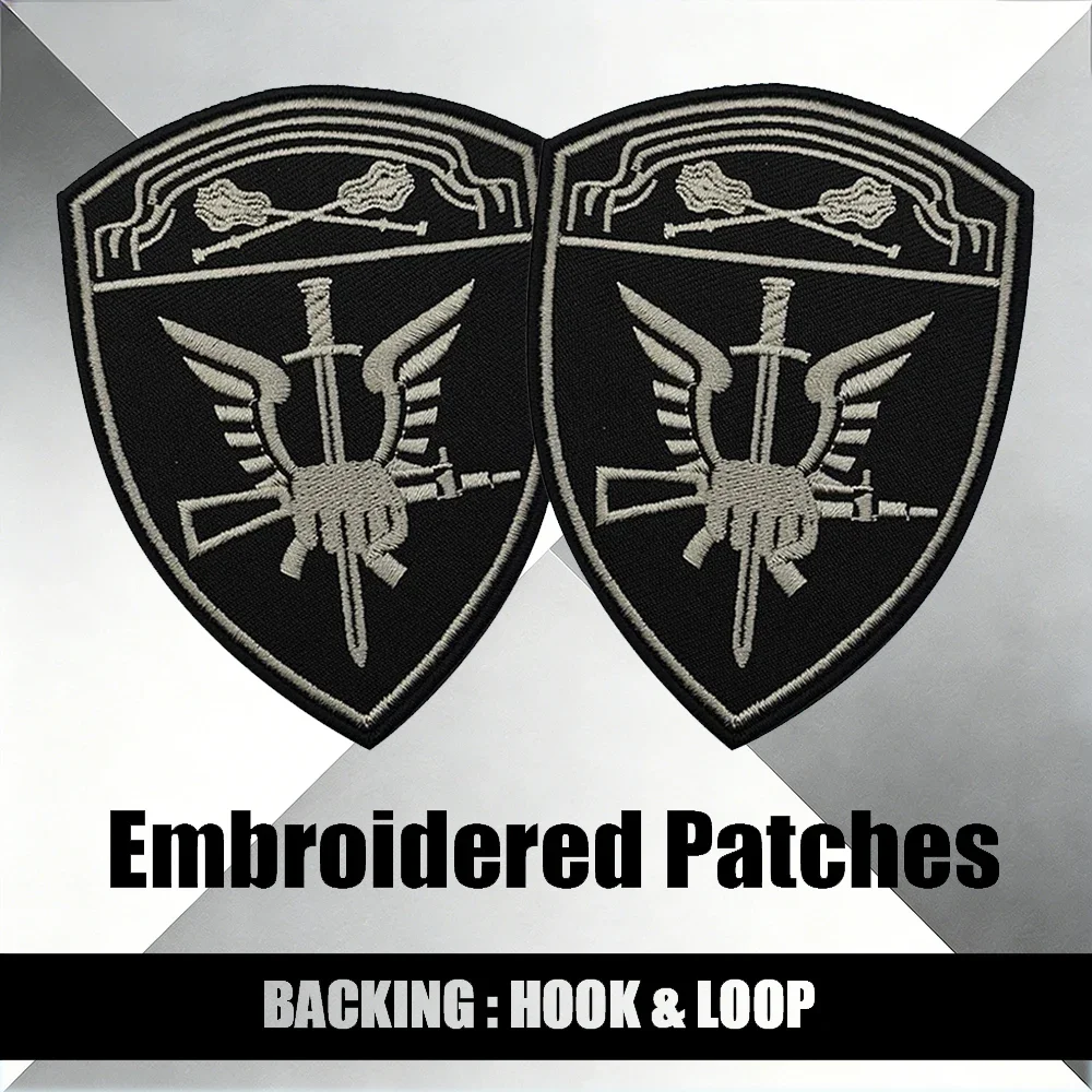 Russian Tactical Applique Embroidery Patches Fabric Accessories for Army Jacket Shoulder DIY Sew-on
