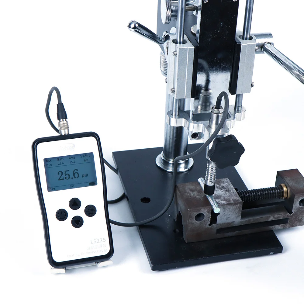 

LS225 Probe Fixture Stand F500 N1500 High Precision Coating Thickness Meter Fe NFe Coating Thickness Gauge