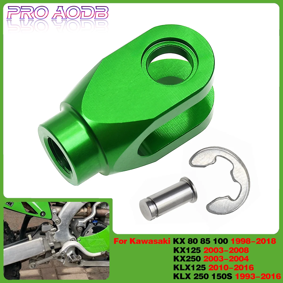 For Kawasaki KX 80 85 100 125 250 KLX125 150S KLX250 Suzuki DRX 250S 250R LT-R450 Motorcycle Rear brake pump straight brake head