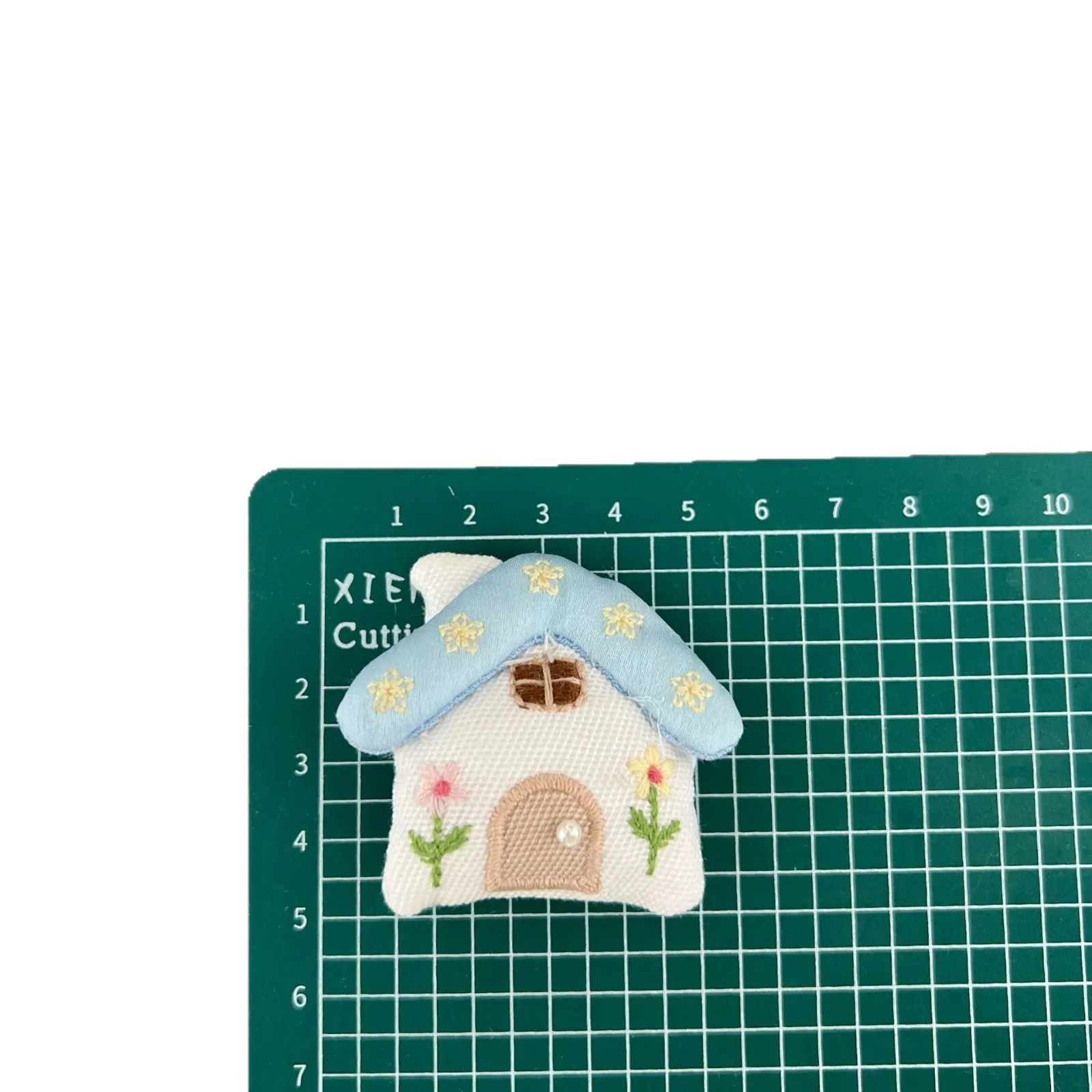 DIY Brooch Pin Fairy House Fabric Cotton Filled Handmade Craft Supply Cute Bag Pendant Decoration Lightweight Mini