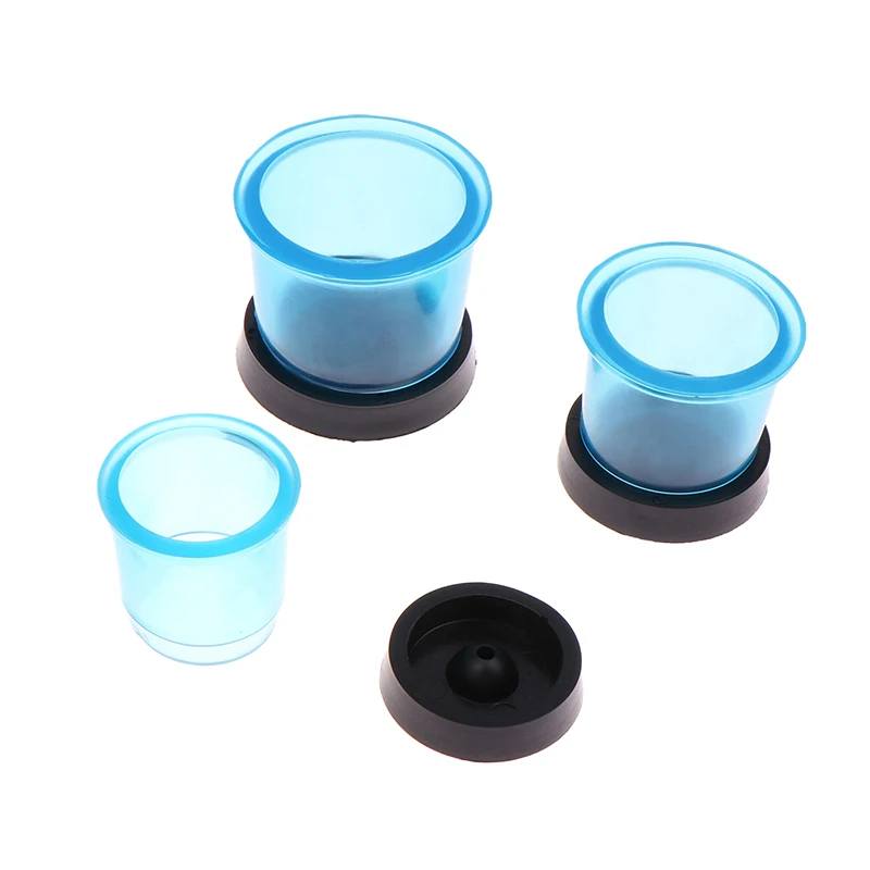 42-89mm Dental Silicone Casting Flasks Rings Wax Embedding Ring Plastic Round Dental Lab Base Wax Rubber Tools