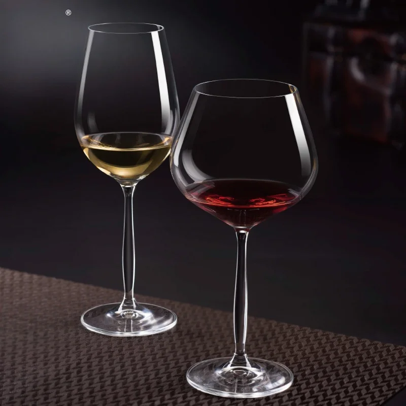 Crystal Glass Cup for Red And Dry White  High Footed Burgundy Bordeaux Style European Vintage  Glasses