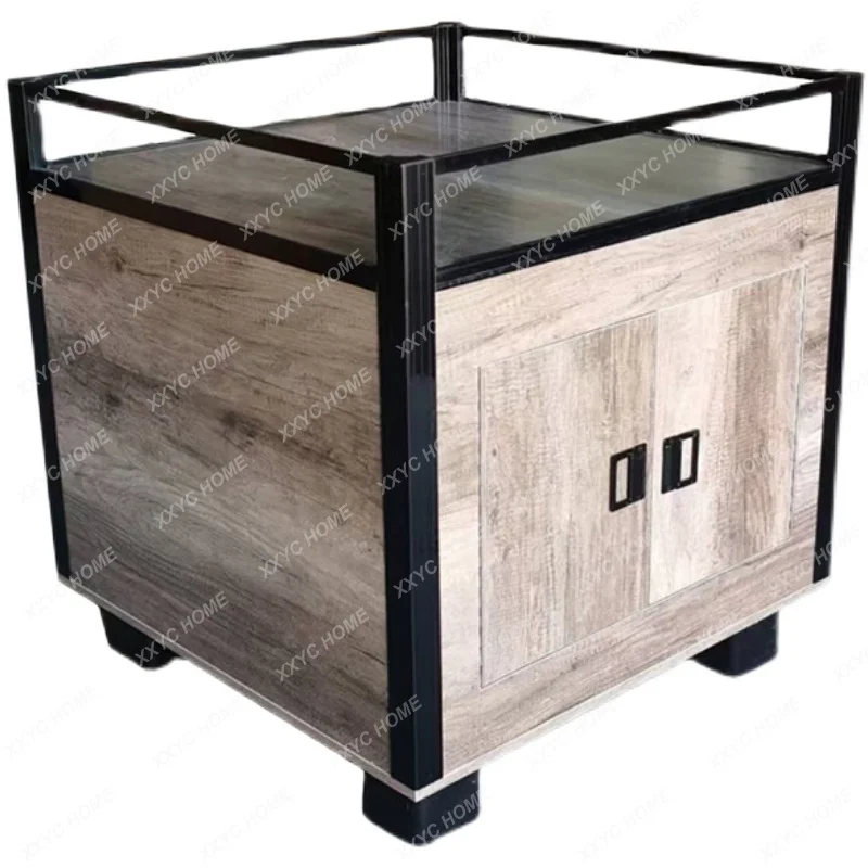 A Supermarket grain pile display cabinet scattered convenience store