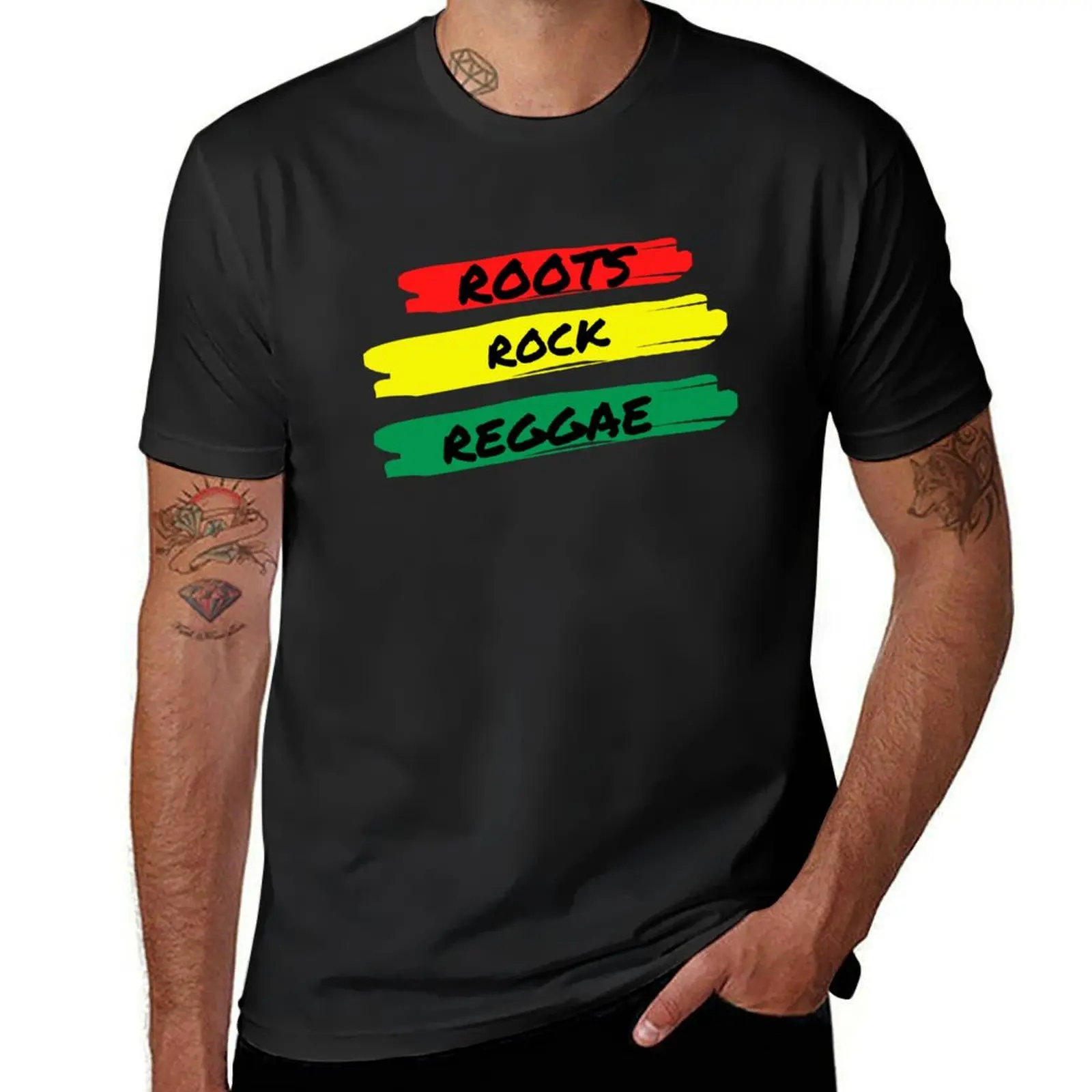 

Roots,Rock,Reggae - Bob Marley T-Shirt cute clothes Aesthetic clothing hippie clothes mens workout shirts