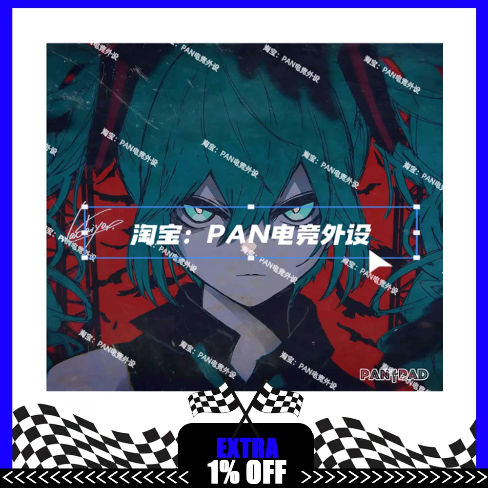 PAN Esports Japanese Painter Duplicate Same Glass Mousepad Smooth Speed Mouse Pad Covering Primer For CSGO APEX Pc Accessories