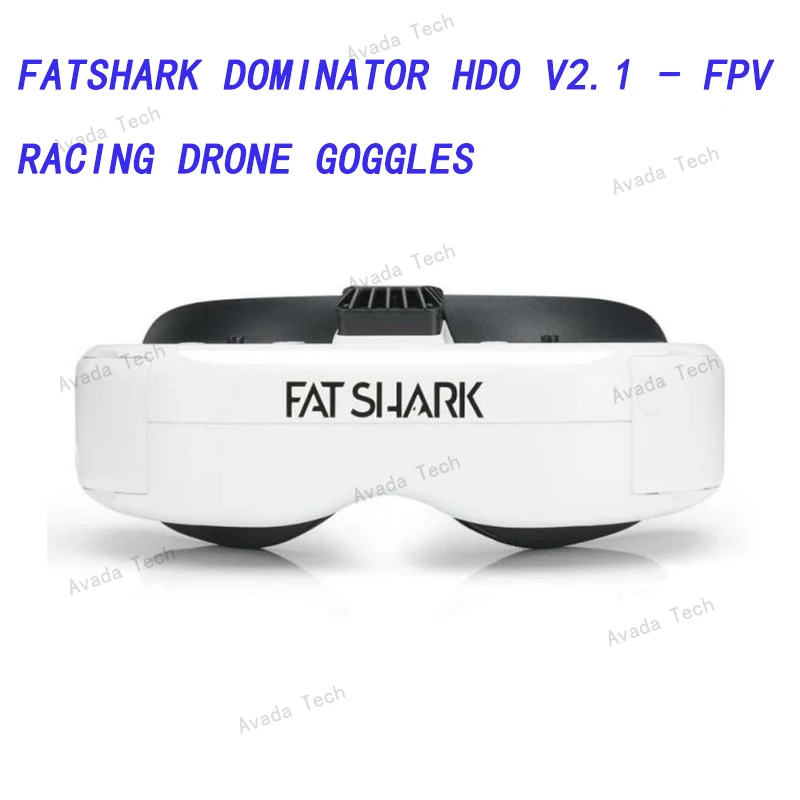 Avada Tech FATSHARK DOMINATOR HDO V2.1 - FPV RACING DRONE GOGGLES he HDO 2.1 goggles feature 1280 x 960 OLED panels