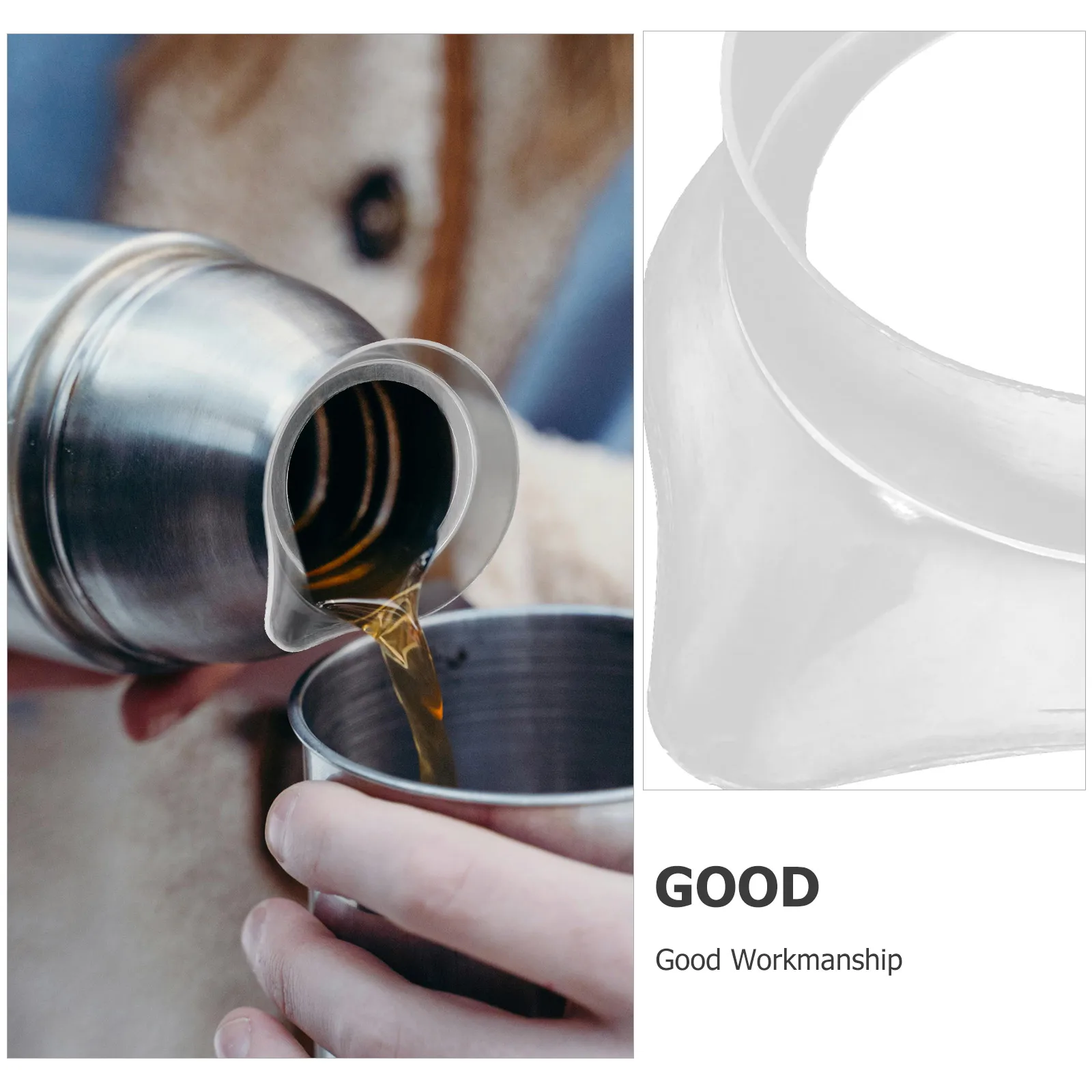 

Water Jug Waterproof Nozzle Leakproof Pourer Vacuum Flask Portable Practical Cap