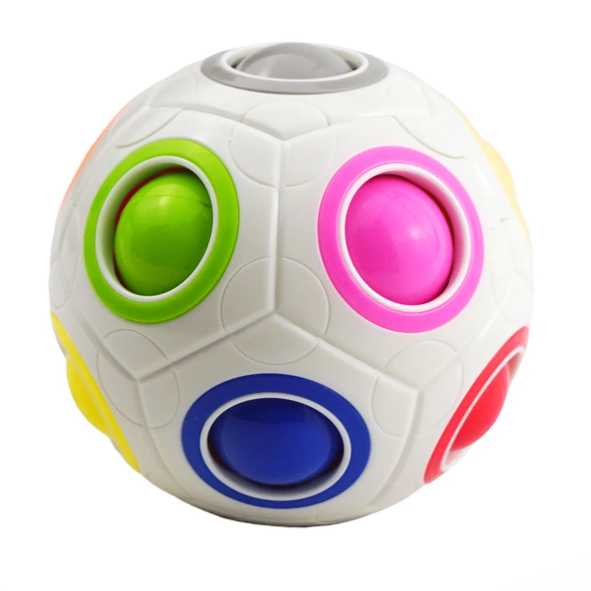 Magische Regenbogen ball würfel Alien Fußball kreative glatte Puzzle Kinder Stress abbau Spielzeug