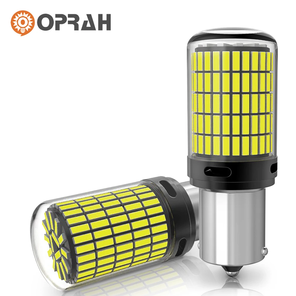 1Pc 4014 150SMD 1156 BA15S P21W BAU15S PY21W 7440 7443 1157 BAY15D P21/5W 3157 LED Bulbs CanBus Brake Reverse Turn Signal Light