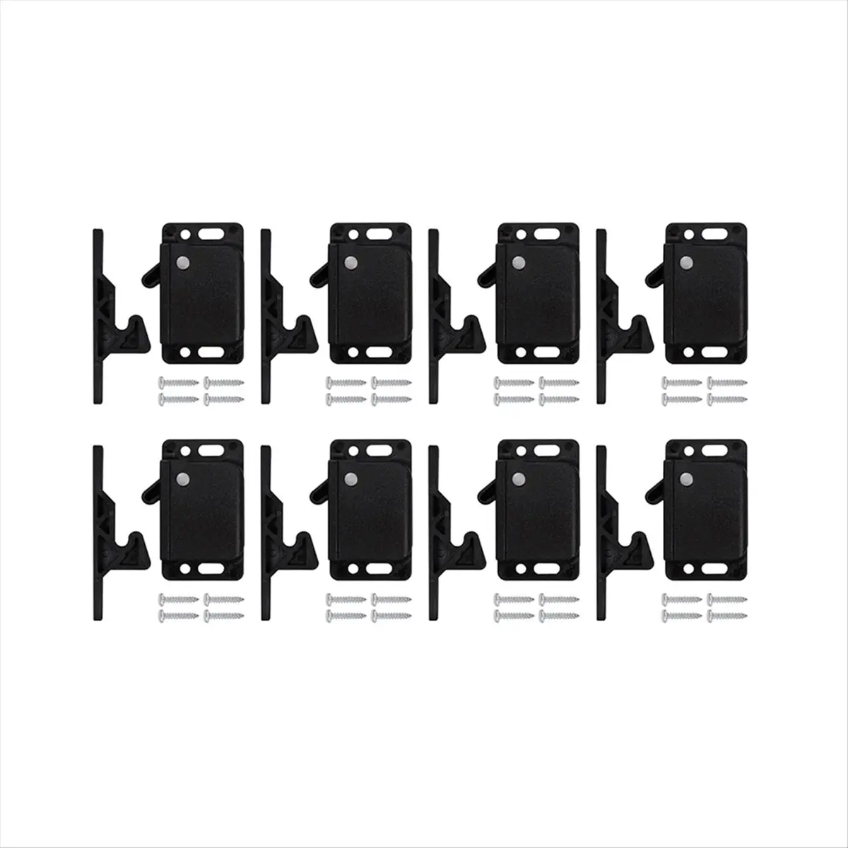 A20I RV Drawer Cabinet Door Latches and Catches Rv Drawer Locks with Mounting Screws for RVs, Campers, Set of 8