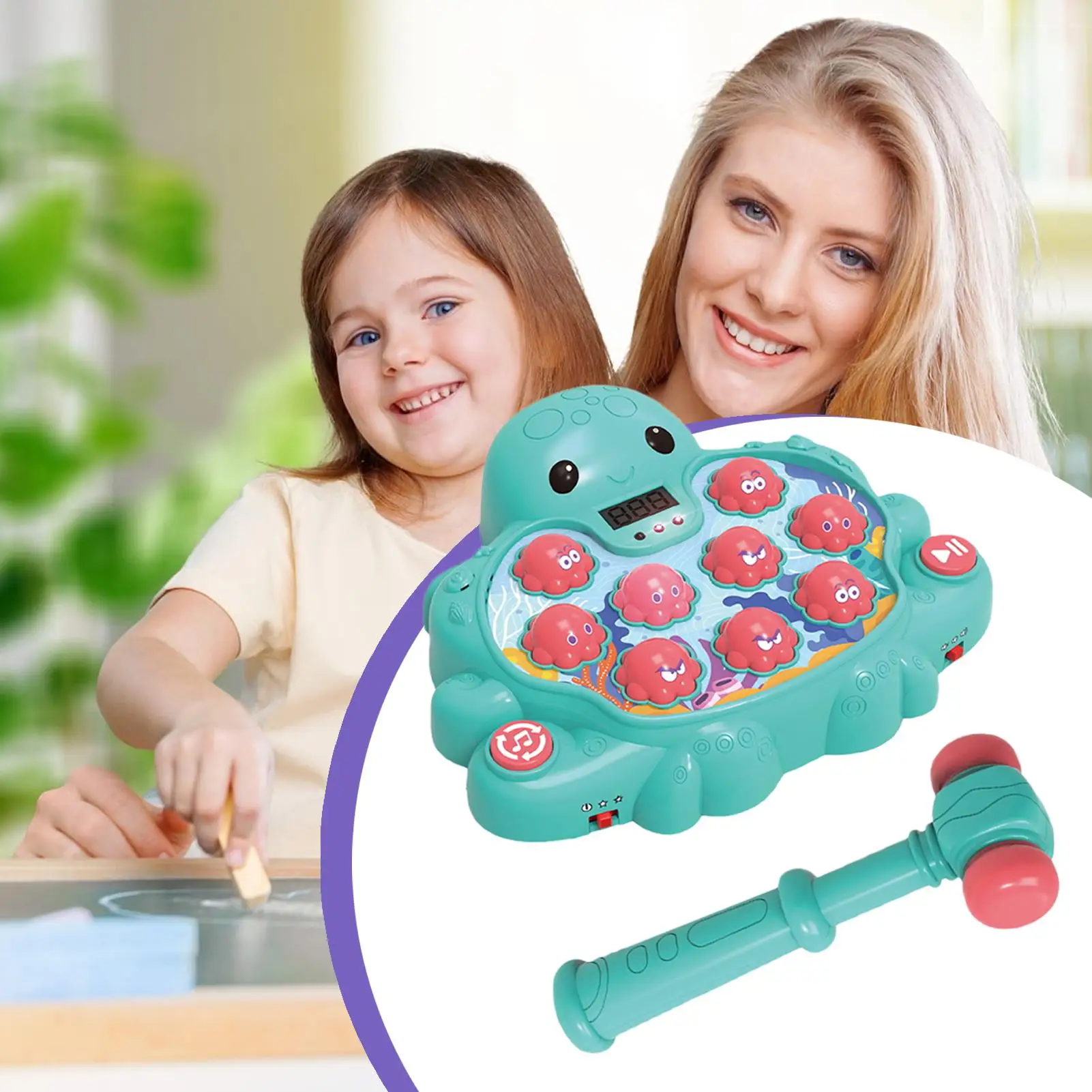 Whack Giocattolo Animale Per Bambini Martellare Gioco Coordinazione Occhio A Mano Gioco Forma di Polpo Giocattoli Per Bambini Per Il Ragazzo Viaggio Scuola Casa Giocattoli