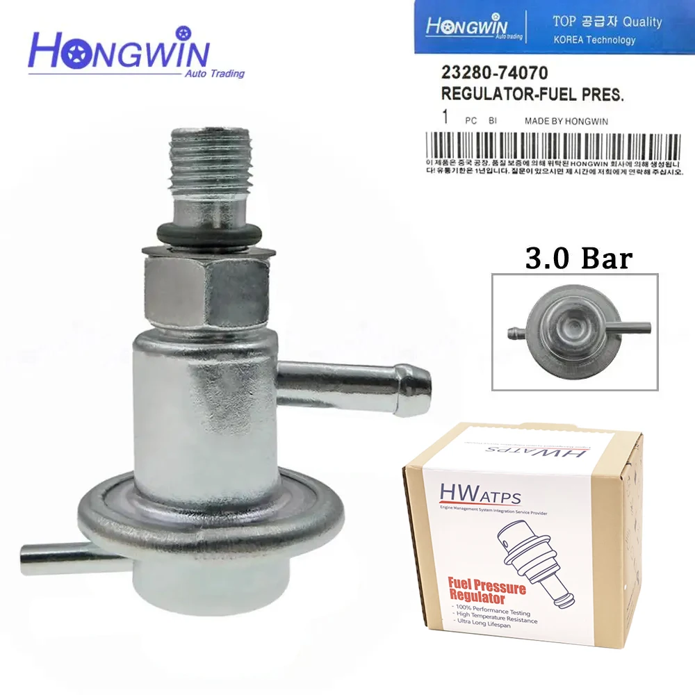 Regulador de presión de combustible 3,0 Bar 23280-74070 para Toyota Celica Turbo 4WD Toyota MR2 4 Cyl 2.0L 2328074070