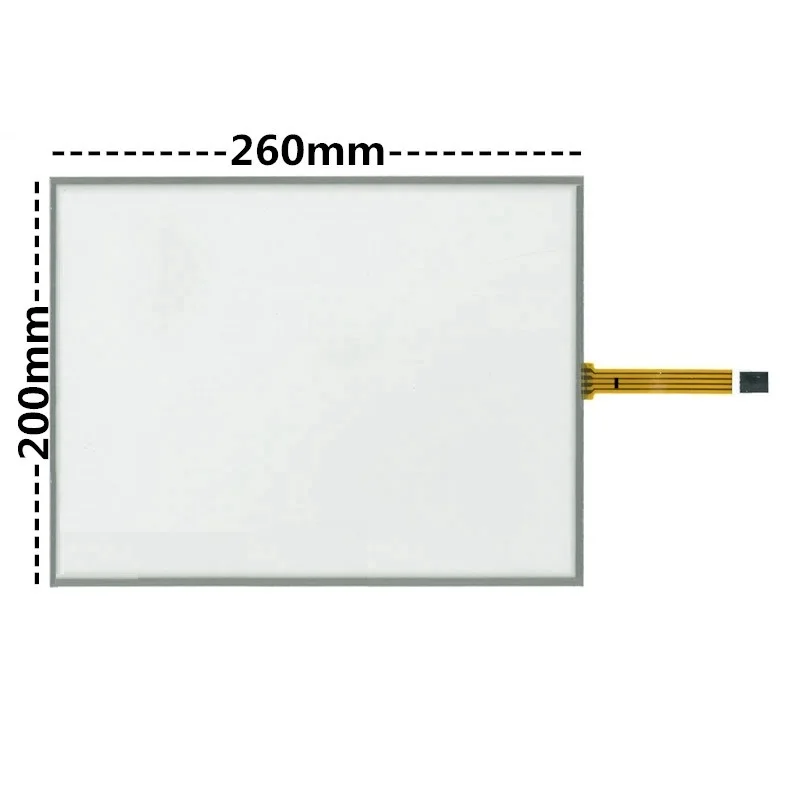 

12.1inch 4:3 Industrial 4 Wire Resistive Touch Screen Glass Panel Digitizer 260*200mm