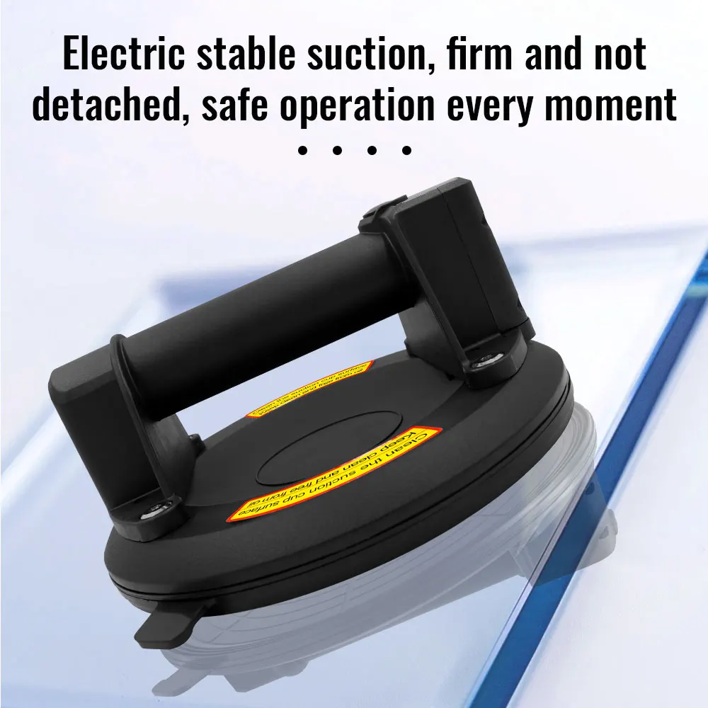 

2026 New 200kg Load Industrial Grade Electric Vacuum Suction Cup Heavy Lifter Granite Glass Tile Suckers Lifting Tool
