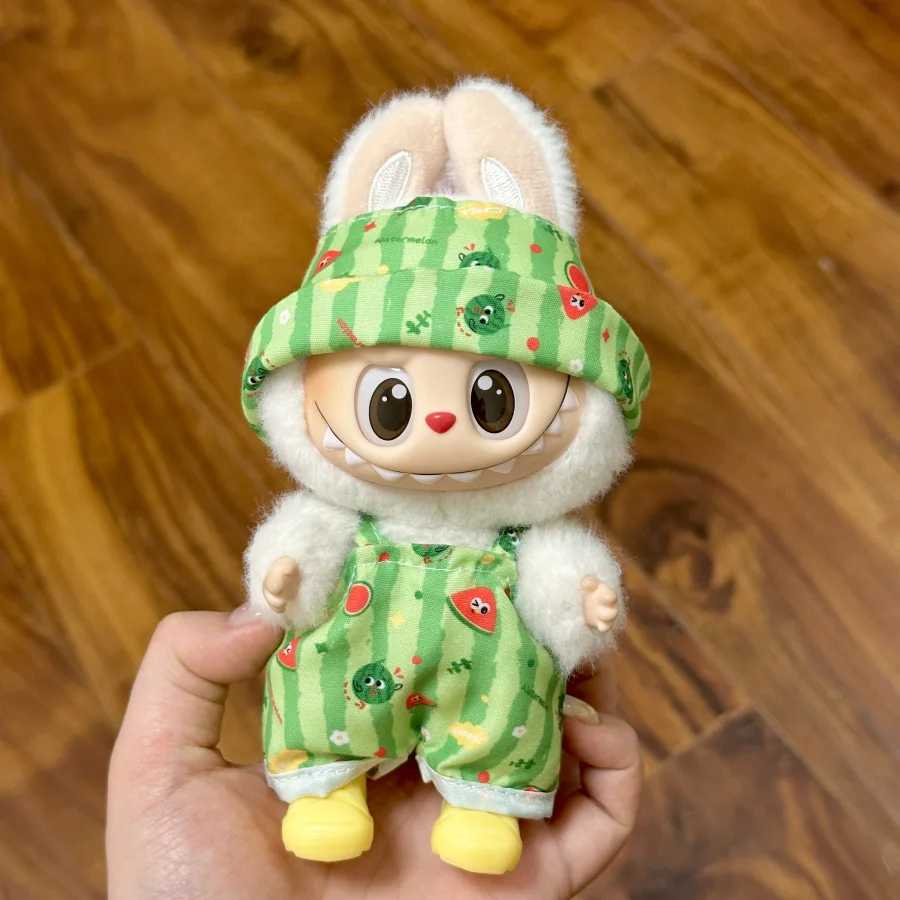 الملابس فقط مناسبة لدمى الفينيل القماشية الراب مقاس 17 سم من القطيفة وما إلى ذلك للارتداء واستبدال إكسسوارات الملابس