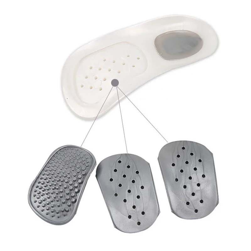 Outdoor Exercise Foot Massager Foot Orthotics Arch Support Insoles Relieve Foot Pain of Walk Fit Foot Massage Insole Feet Care